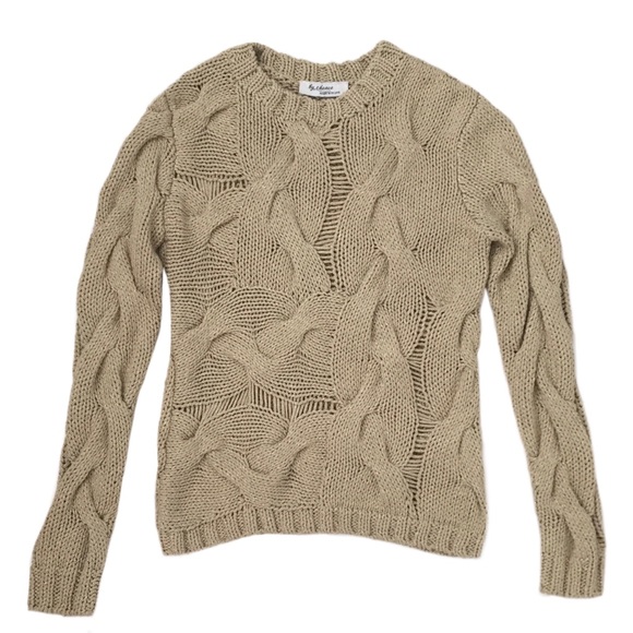 BY CHANCE • Gold Metallic Claira Sweater - Picture 1 of 4